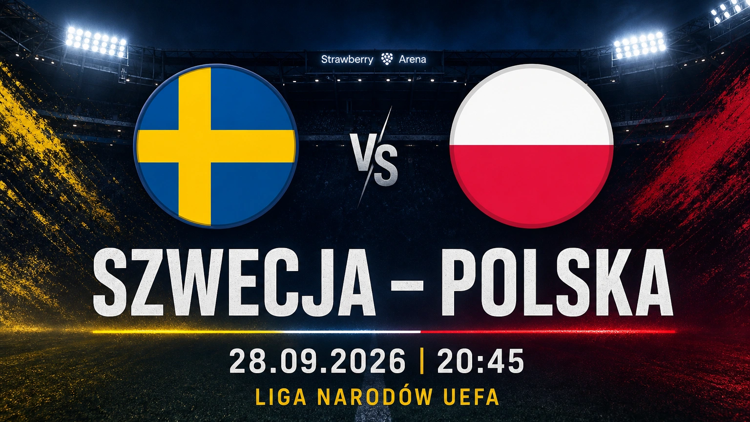 Szwecja - Polska gdzie oglądać mecz na żywo kiedy transmisja Liga Narodów live tv stream online