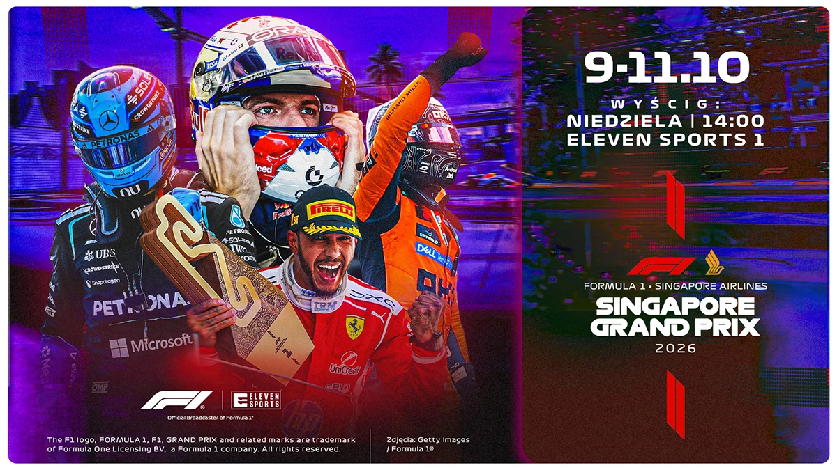 F1: GP Singapuru 2026 gdzie oglądać na żywo wyścig sprint kwalifikacje trening Formuła 1